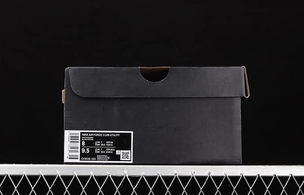NIKE Air Force 1 Premium ShAdidasow Grey side Logo 3M reflective low upper shoes CV3039-103 - Image 11