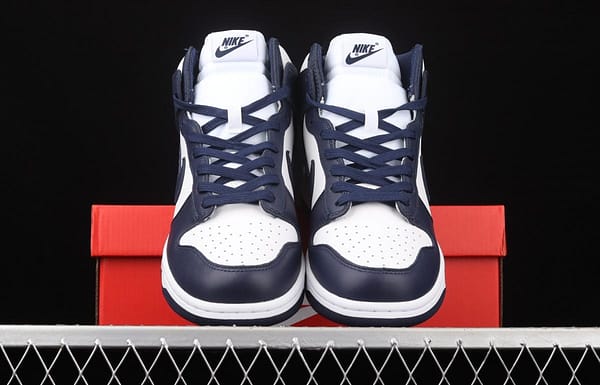 NIKE SB DUNK High dark blue and white SB rebound high upper shoes DD1399-104 - Image 12