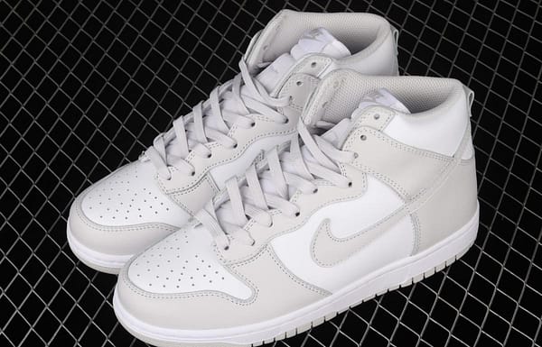 NIKE SB DUNK High white gray SB rebound high upper board shoes DD1399-100 - Image 10
