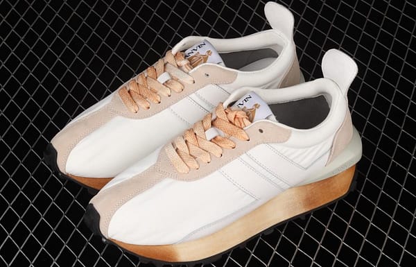 Lanvin Bumper French classic luxury brand Langfan retro leisure sneakers - Image 10