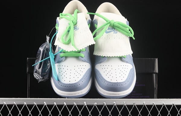 NIKE SB DUNK Low Premium Golf Golf Blue SB rebound Fashion Leisure Board shoes 313170-141 - Image 12