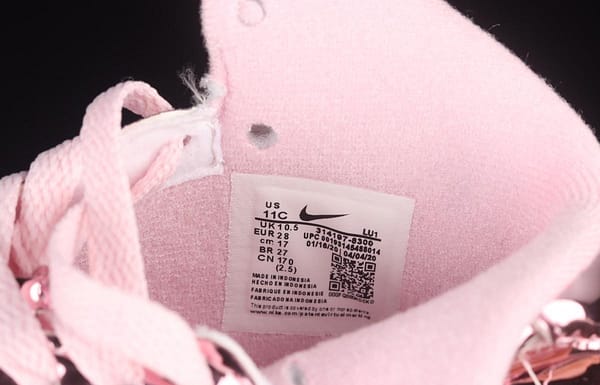 NIKE Air Force 1: 07 Mid WB dazzling ribbon lamp state size Kids 314197-8300 - Image 5