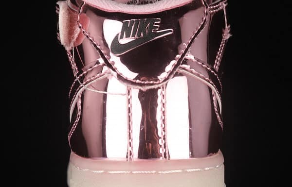 NIKE Air Force 1: 07 Mid WB dazzling ribbon lamp state size Kids 314197-8300 - Image 6