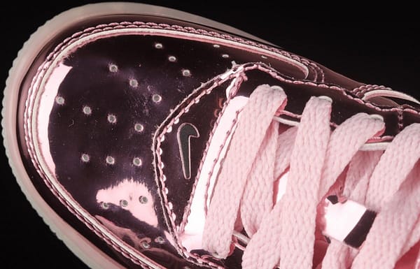 NIKE Air Force 1: 07 Mid WB dazzling ribbon lamp state size Kids 314197-8300 - Image 9