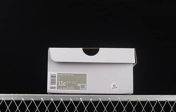 NIKE Air Force 1: 07 Mid WB dazzling ribbon lamp state size Kids 314197-8300 - Image 11