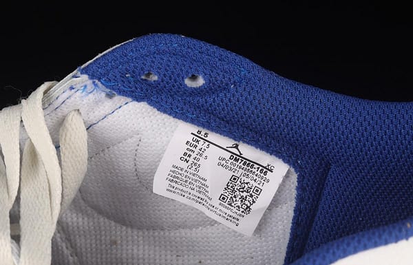Travis Scott x Air Jordan 1 Low white and blue barbed low top cultural board shoes DM7866-166 - Image 5