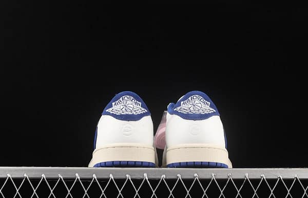 Travis Scott x Air Jordan 1 Low white and blue barbed low top cultural board shoes DM7866-166 - Image 13