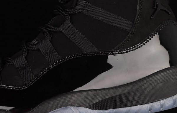Air Jordan 11 Cap and Gown 11 Black Gamma Black Samurai 378037-005 - Image 7