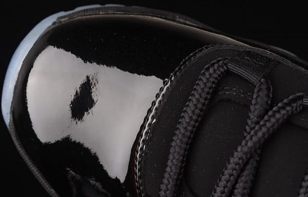 Air Jordan 11 Cap and Gown 11 Black Gamma Black Samurai 378037-005 - Image 9