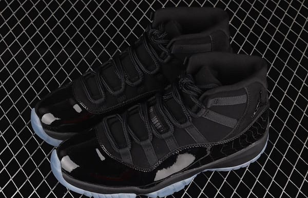 Air Jordan 11 Cap and Gown 11 Black Gamma Black Samurai 378037-005 - Image 10