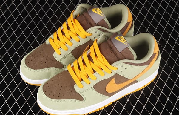 NIKE SB DUNK Low Prm green brown orange SB rebound fashion casual board shoes DH5360-300 - Image 10