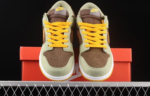 NIKE SB DUNK Low Prm green brown orange SB rebound fashion casual board shoes DH5360-300 - Image 12