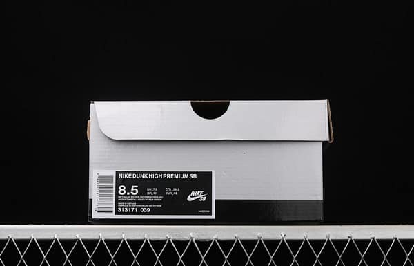 NIKE SB DUNK High Trd SB buckle rebound fashion casual board shoes 313171-039 - Image 11