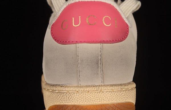 Gucci Distressed Screener Sneaker Gucci classic dirty shoes - Image 6