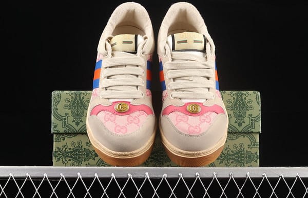 Gucci Distressed Screener Sneaker Gucci classic dirty shoes - Image 12
