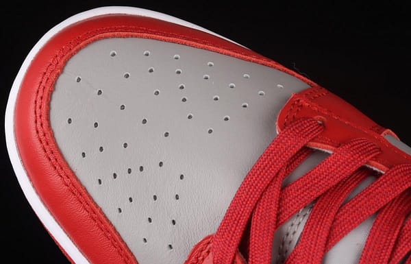 NIKE DUNK Low Retro Medium Grey gray-red color SB buckle rebound fashion leisure board shoes DD1391-002 - Image 9