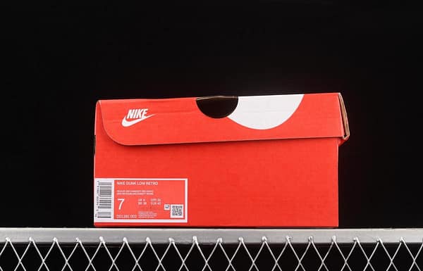 NIKE DUNK Low Retro Medium Grey gray-red color SB buckle rebound fashion leisure board shoes DD1391-002 - Image 11