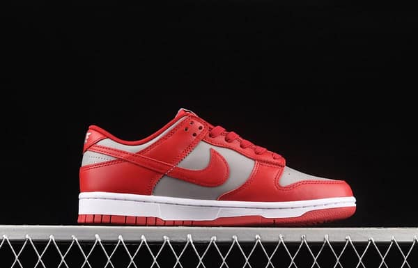 NIKE DUNK Low Retro Medium Grey gray-red color SB buckle rebound fashion leisure board shoes DD1391-002 - Image 15