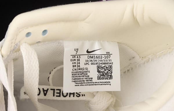 OFF-White x NIKE DUNK Low OW gray SB buckle rebound fashion casual board shoes DM1602-107 - Image 5