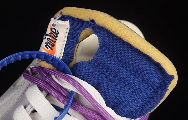 OFF-White x NIKE DUNK Low OW gray SB buckle rebound fashion casual board shoes DM1602-107 - Image 9