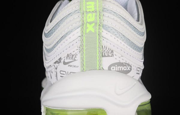 NIKE Air Max 97 SE Logo printed with 3M reflective bullet air cushion running shoes DH0006-100 - Image 6