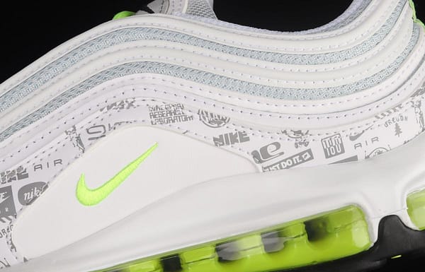 NIKE Air Max 97 SE Logo printed with 3M reflective bullet air cushion running shoes DH0006-100 - Image 7