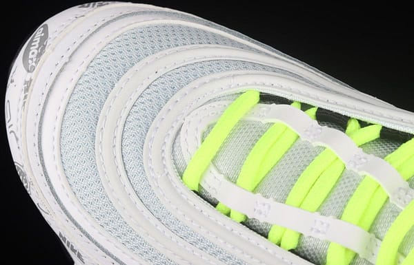 NIKE Air Max 97 SE Logo printed with 3M reflective bullet air cushion running shoes DH0006-100 - Image 9