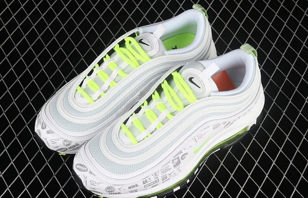 NIKE Air Max 97 SE Logo printed with 3M reflective bullet air cushion running shoes DH0006-100 - Image 10