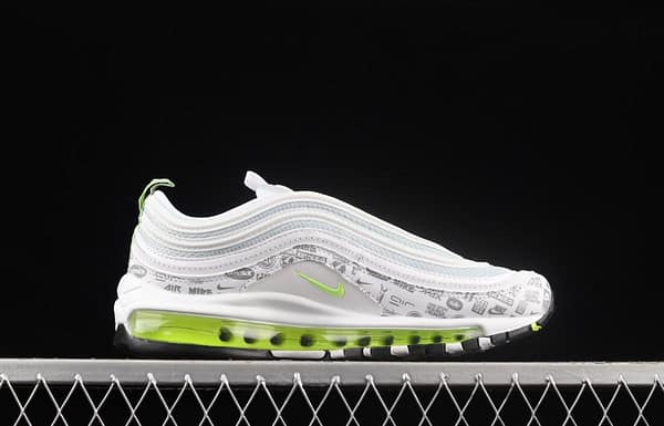 NIKE Air Max 97 SE Logo printed with 3M reflective bullet air cushion running shoes DH0006-100 - Image 15