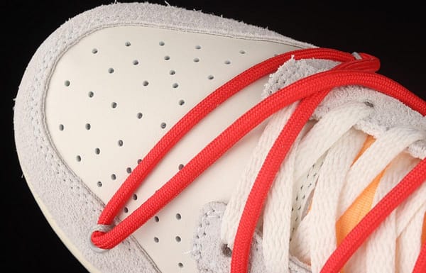 OFF-White x NIKE DUNK Low OW white gray leisure sports skateboard shoes DJ0950-103 - Image 10