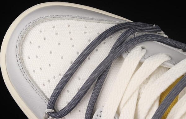 OFF-White x NIKE DUNK Low OW gray SB buckle rebound fashion casual board shoes DM1602-105 - Image 10