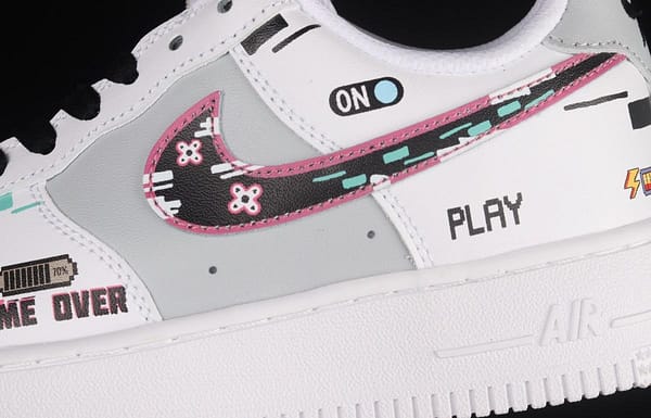 NIKE Air Force 11607 Low video game theme low-top casual board shoes CW2288-111, - Image 7