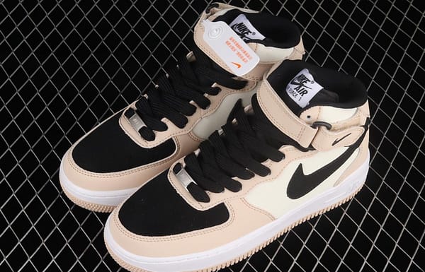 NIKE Air Force 11407Mid milk brown medium-top casual board shoes HD2523-156 - Image 10