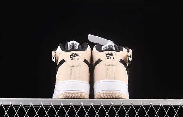 NIKE Air Force 11407Mid milk brown medium-top casual board shoes HD2523-156 - Image 13