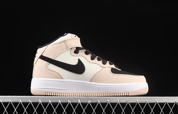 NIKE Air Force 11407Mid milk brown medium-top casual board shoes HD2523-156 - Image 15