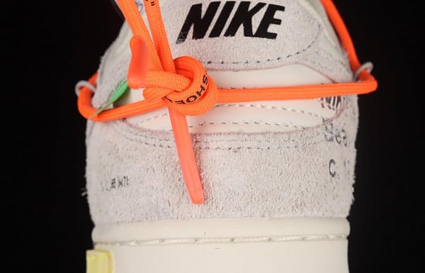 OFF-White x NIKE DUNK Low OW SB buckle rebound fashion casual board shoes DJ0950-108 - Image 6