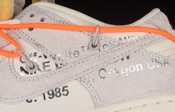 OFF-White x NIKE DUNK Low OW SB buckle rebound fashion casual board shoes DJ0950-108 - Image 8