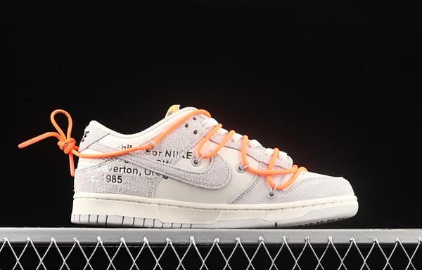 OFF-White x NIKE DUNK Low OW SB buckle rebound fashion casual board shoes DJ0950-108 - Image 16