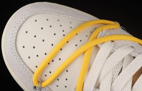 OFF-White x NIKE DUNK Low OW white gray leisure sports skateboard shoes DJ0950-109 - Image 10