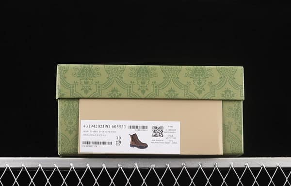Gucci Screener GG High-Top Sneaker Gucci retro college style leisure Martin boots 02JPO605533 - Image 12