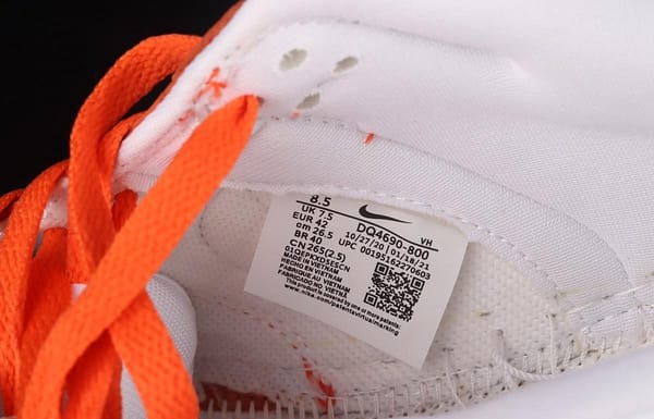 NIKE DUNK Low Golden Orange Platinum Orange SB rebound Fashion Leisure Board shoes DQ4690-800 - Image 5
