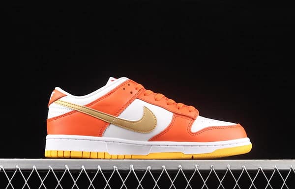 NIKE DUNK Low Golden Orange Platinum Orange SB rebound Fashion Leisure Board shoes DQ4690-800 - Image 15