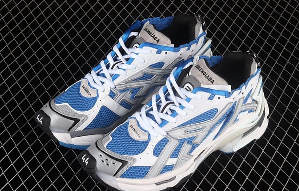 Balenciaga Runner Kith Four.Color 7.021ss latest color matching trend retro casual shoes W3RB34912 - Image 10