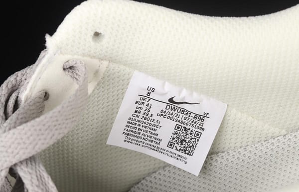 NIKE Air Force 11607 Low white and gray stitched suede color matching low-top casual board shoes DW0831-896 - Image 6
