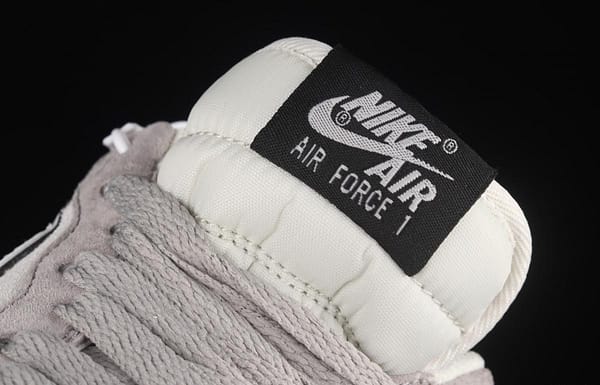 NIKE Air Force 11607 Low white and gray stitched suede color matching low-top casual board shoes DW0831-896 - Image 9