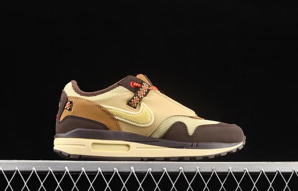 Travis Scoot x Nike Air Max 1 joint beige vintage casual running shoes DO9392-200 - Image 15