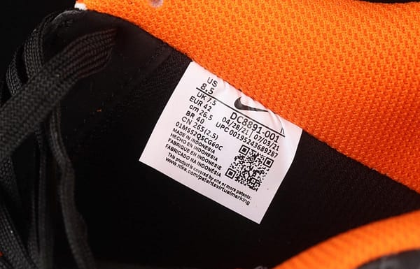 NIKE Air Force 11607 Skeleton QS Halloween theme limited casual board shoes DC8891-001 - Image 5
