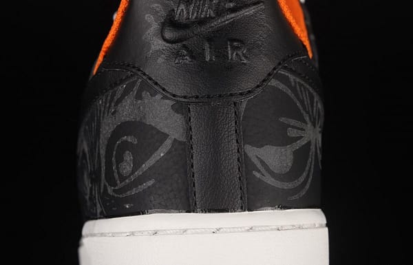 NIKE Air Force 11607 Skeleton QS Halloween theme limited casual board shoes DC8891-001 - Image 6
