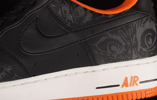NIKE Air Force 11607 Skeleton QS Halloween theme limited casual board shoes DC8891-001 - Image 7