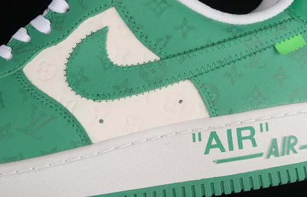 NIKE Air Force 1x07 Low LV printed leather low-top casual board shoes 341524-002 - Image 7
